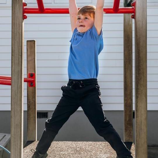 Little Yellow Bird - Blue Polo Shirt (6 Years)