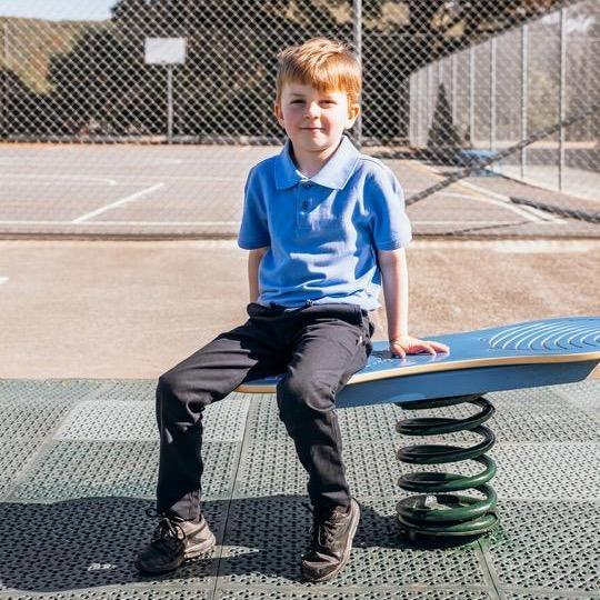 Little Yellow Bird - Blue Polo Shirt (6 Years)