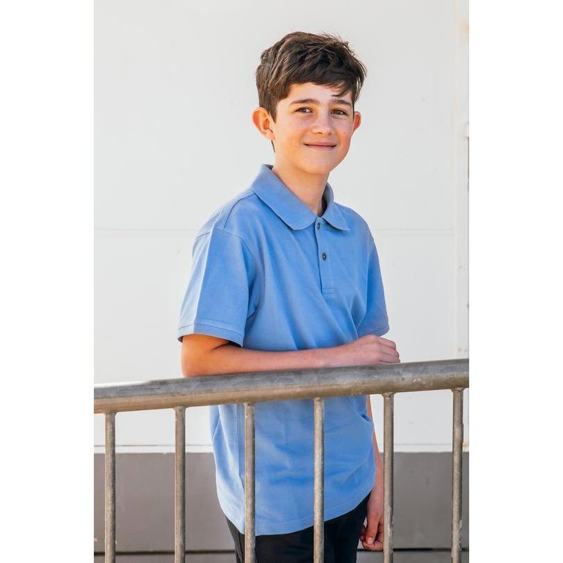 Little Yellow Bird - Blue Polo Shirt (6 Years)