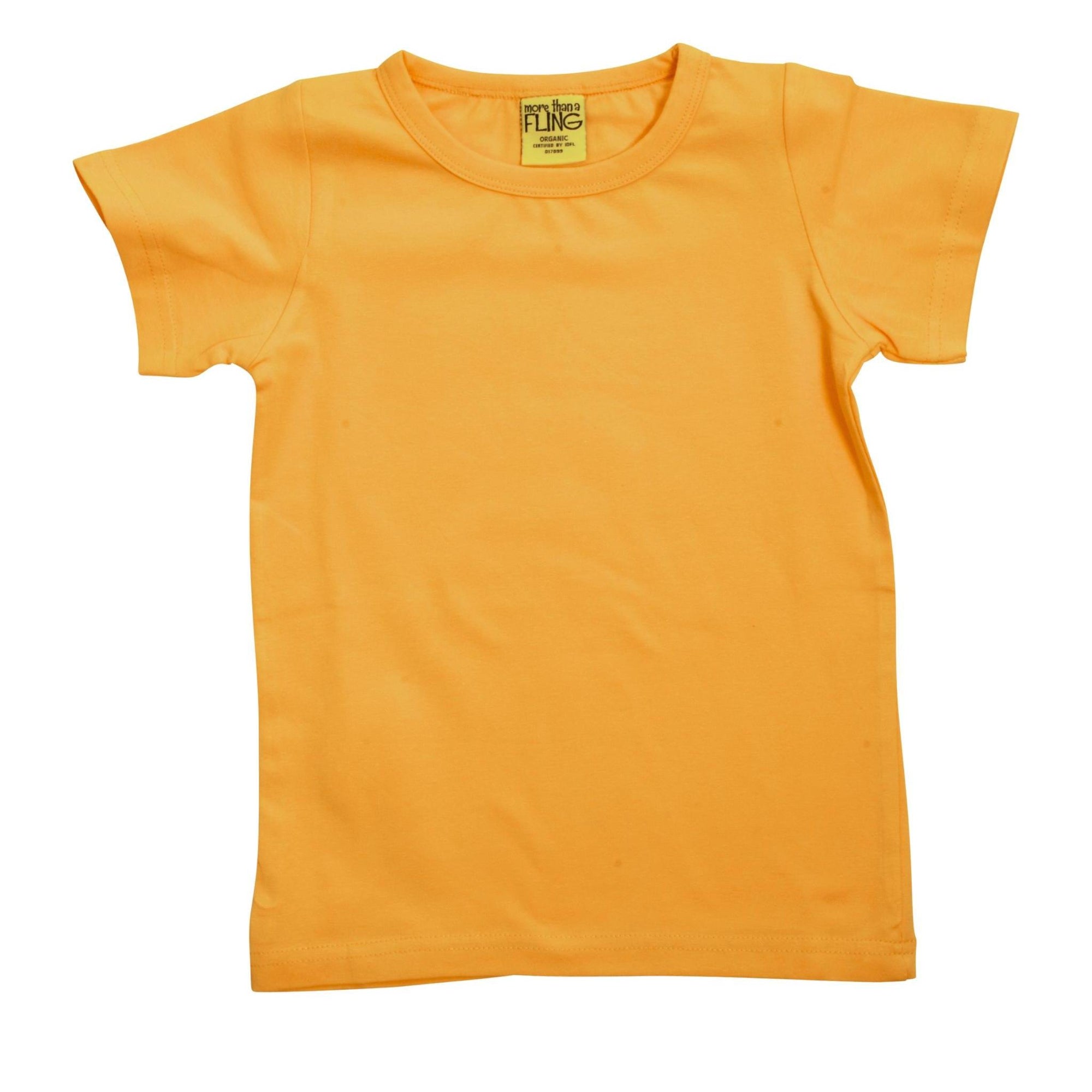 More Than A FLING - Citrus Yellow Short Sleeved Top