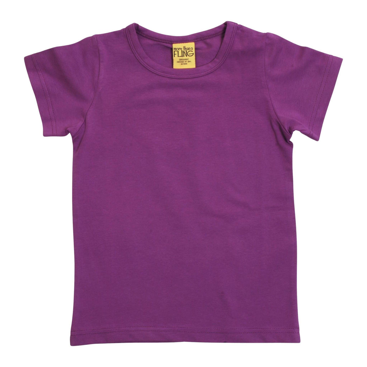 More Than A FLING - Dewberry Purple Short Sleeved Top