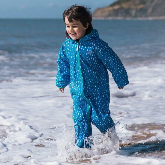 Muddy Puddles - EcoSplash All-in-One (Victoria Blue Raindrop) (6-12 Months)