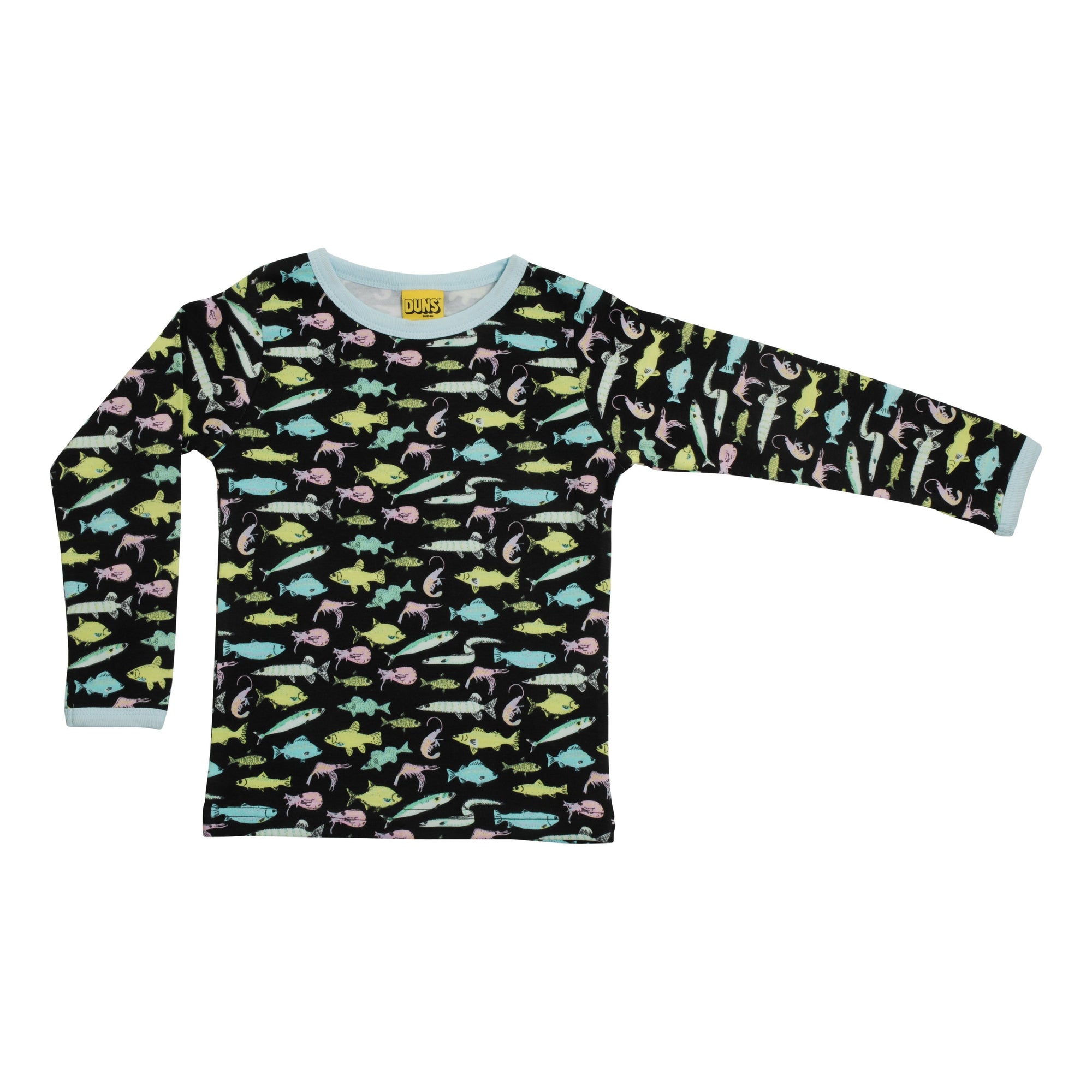 DUNS Sweden - Fish Long Sleeved Top (Black)