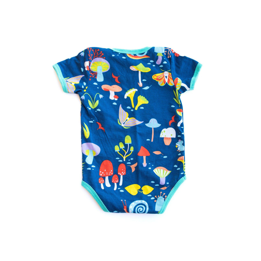Merle - Forest at Night Short Sleeved Body Top (0-3 Months)