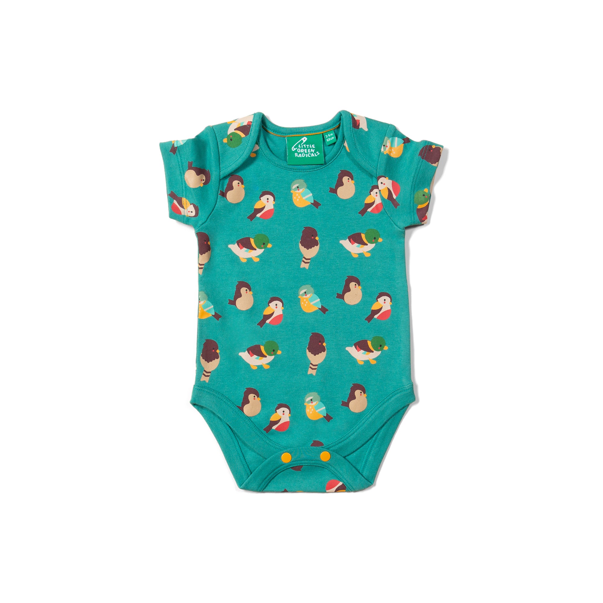 Little Green Radicals - Garden Birds Body Top - 2 Pack