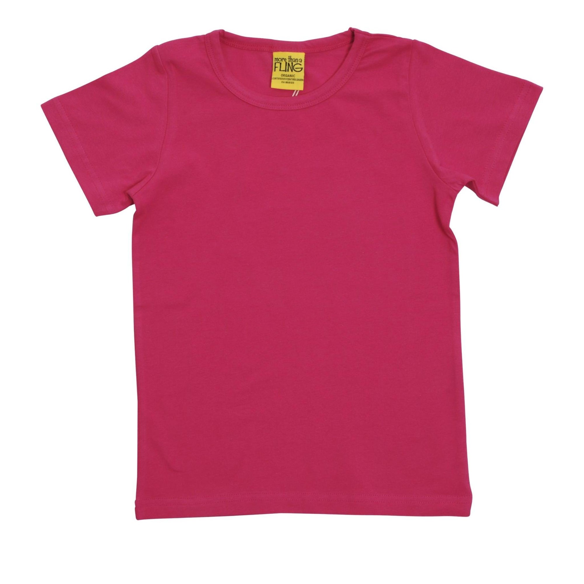 More than a FLING - Magenta Short Sleeved Top
