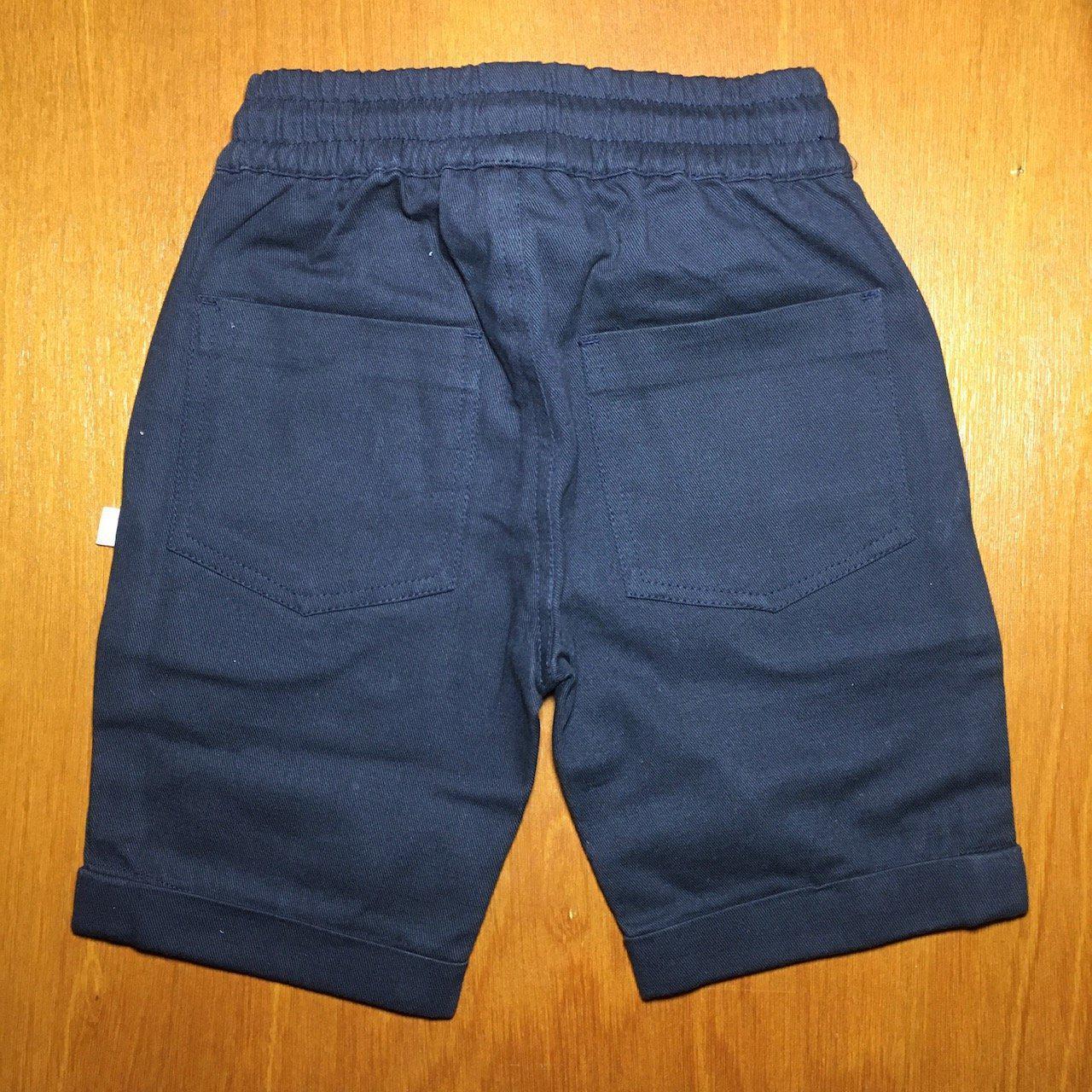 Little Yellow Bird - Navy Drawcord Shorts (4 Years)