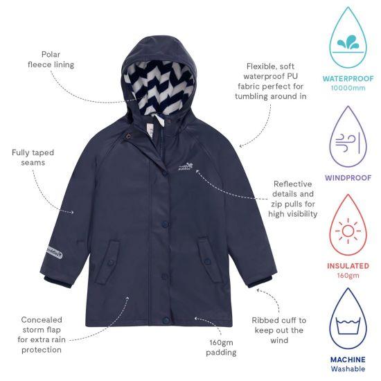 Muddy Puddles - Navy Puddleflex Jacket (Lined) (18-24 Months)