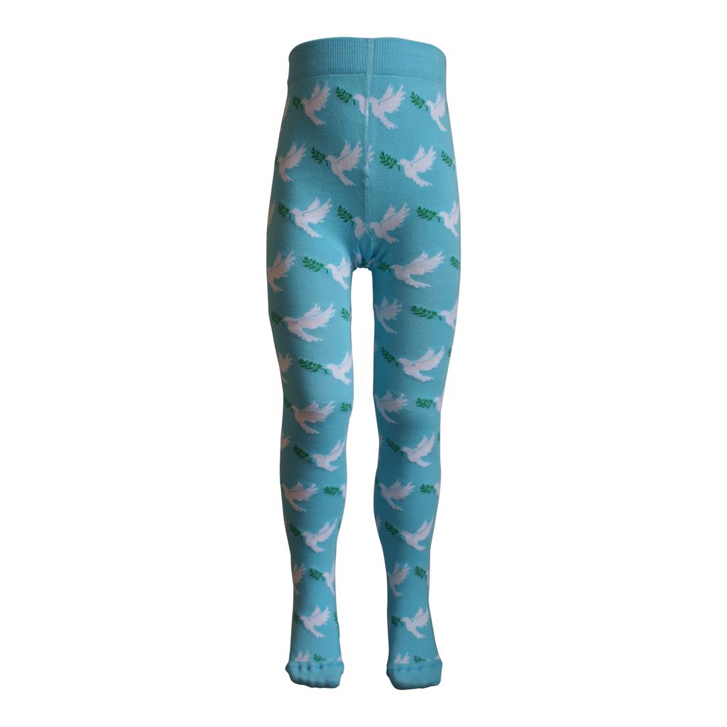 Slugs and Snails - Peace (Dove) Tights (0-6 Months)