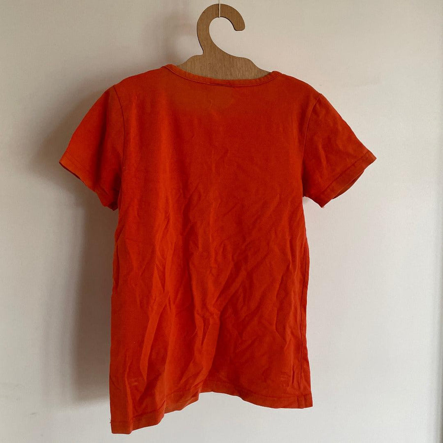 Hoopla Kids Limited - RE-Loved - Dark Orange Short Sleeved Top (7-8 Years)