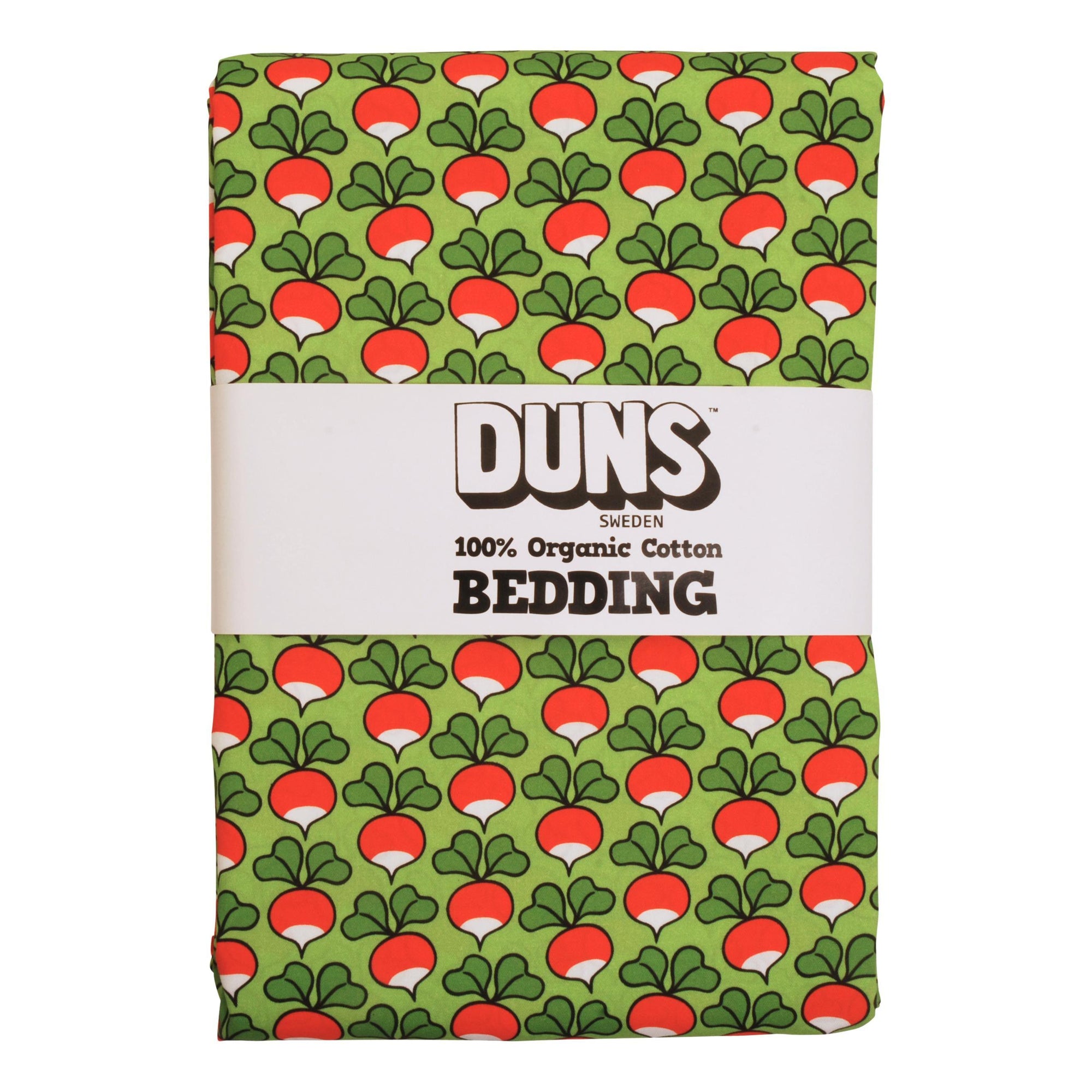DUNS Sweden - Radish (Bright Lime Green) Single Duvet Set