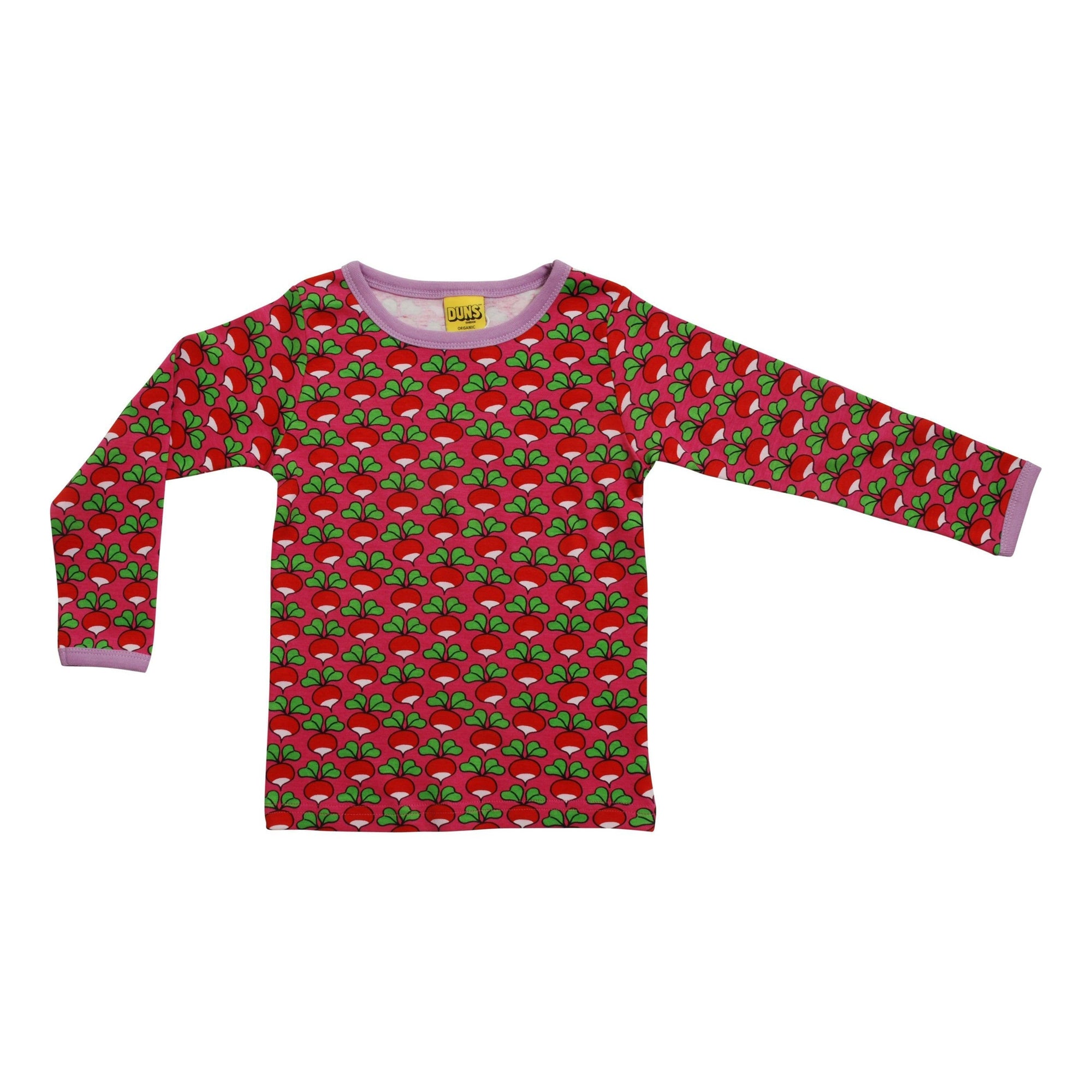 DUNS Sweden - Radish Long Sleeved Top (Raspberry Rose)