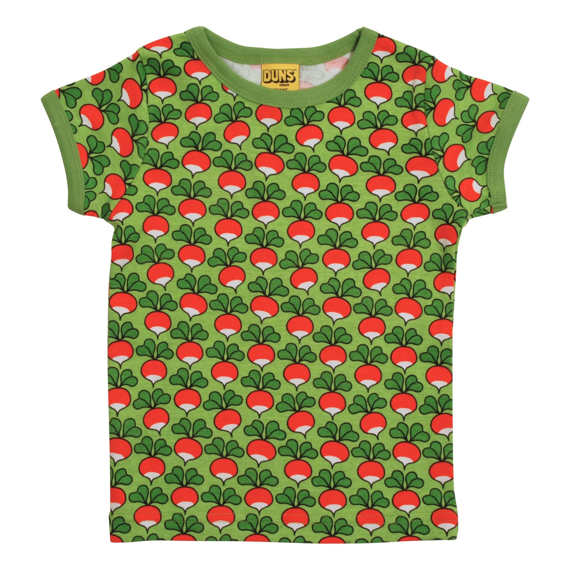 DUNS Sweden - Radish Short Sleeved Top (Bright Lime Green)