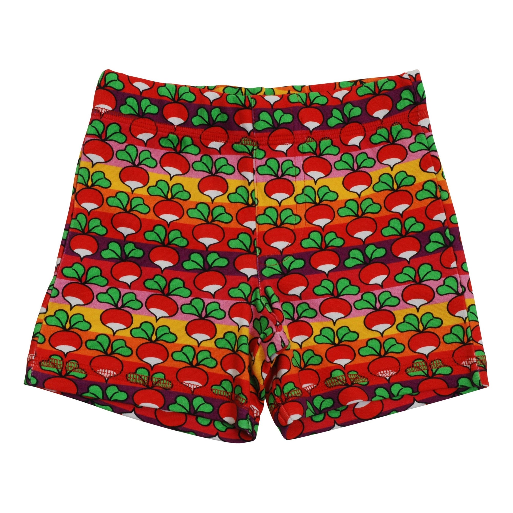 DUNS Sweden - Radish Stripe Shorts (Poppy Red)