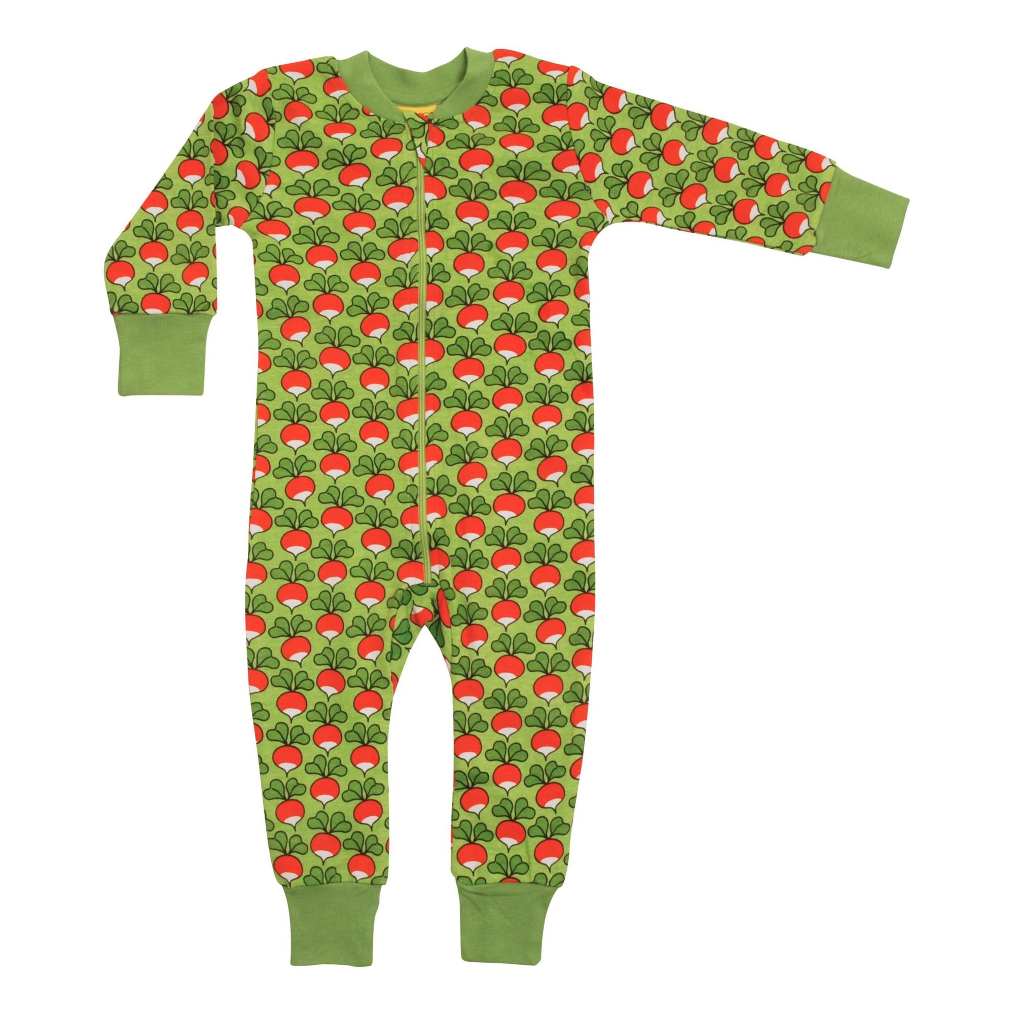 DUNS Sweden - Radish Zip Suit (Bright Lime Green)