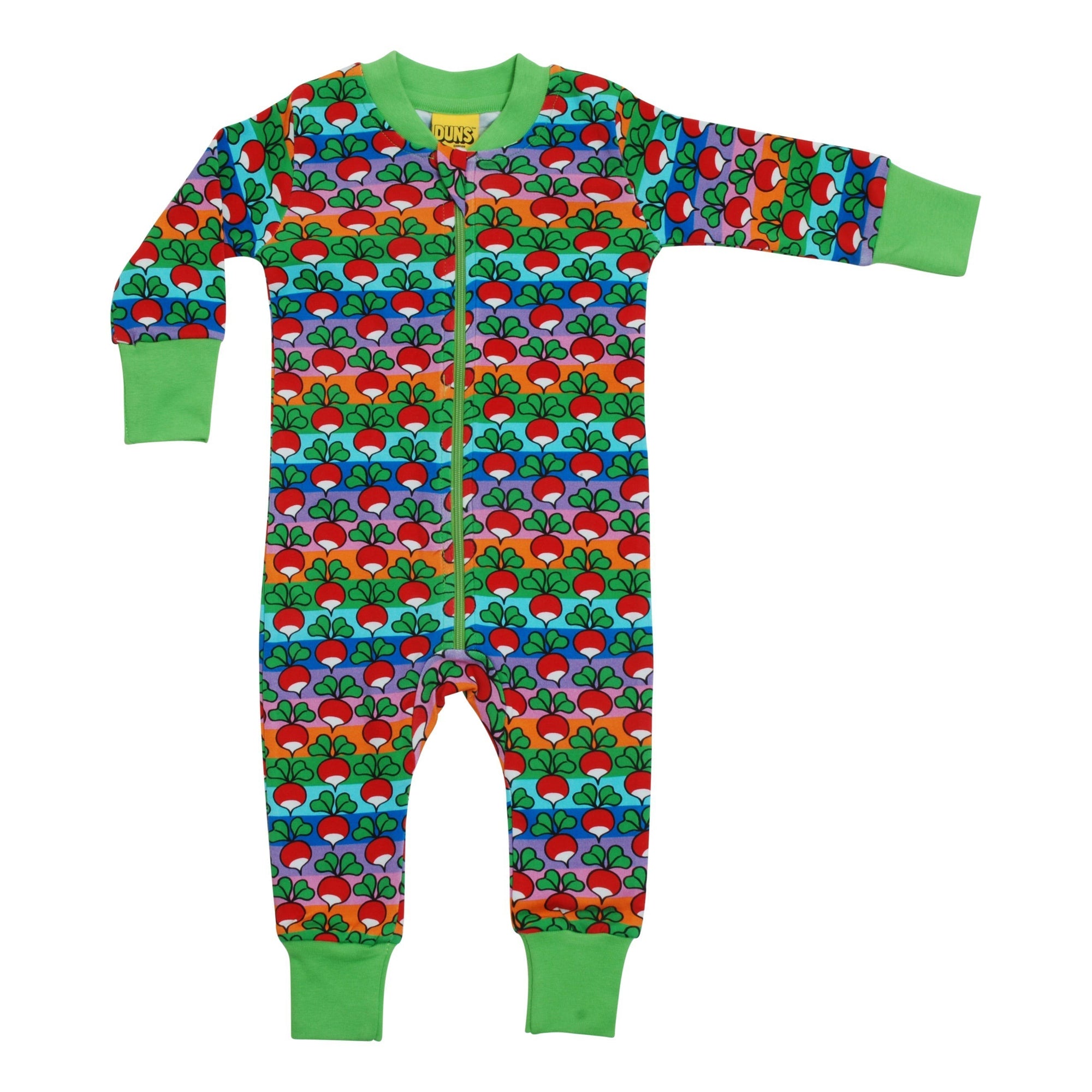 DUNS Sweden - Radish Zip Suit (Stripe) (4 Years)