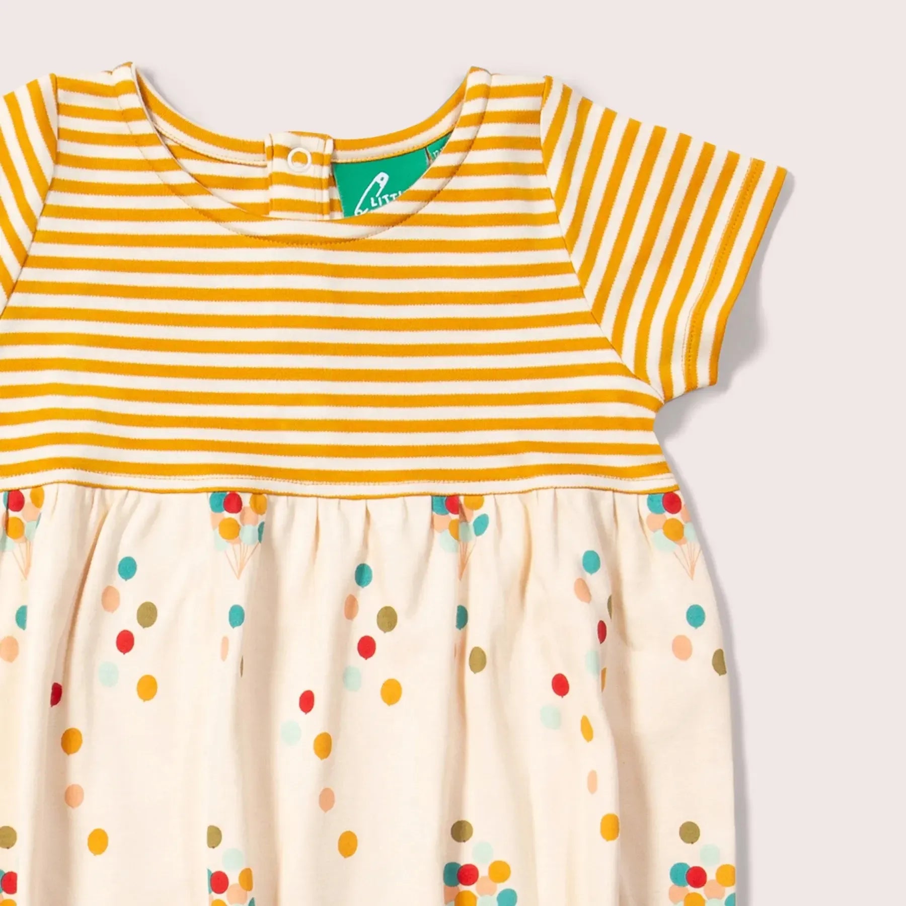 Little Green Radicals - Rainbow Balloons Easy Peasy Summer Dress