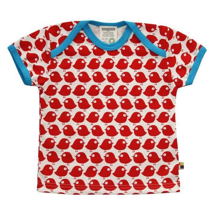 Loud + Proud - Red Birds Short Sleeved Top