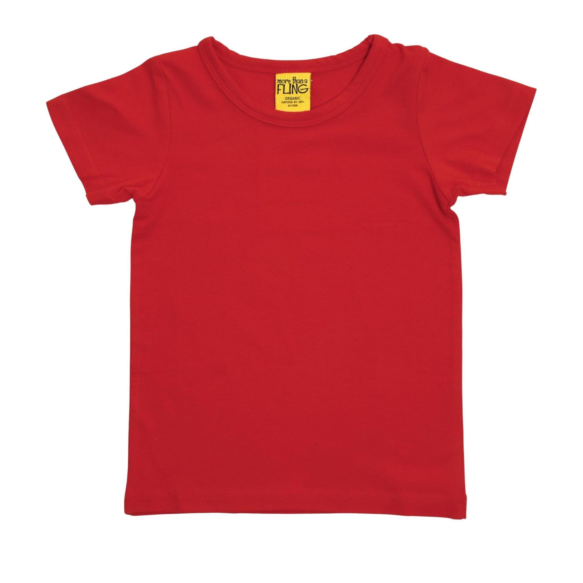 More than a Fling - Red Short Sleeved Top