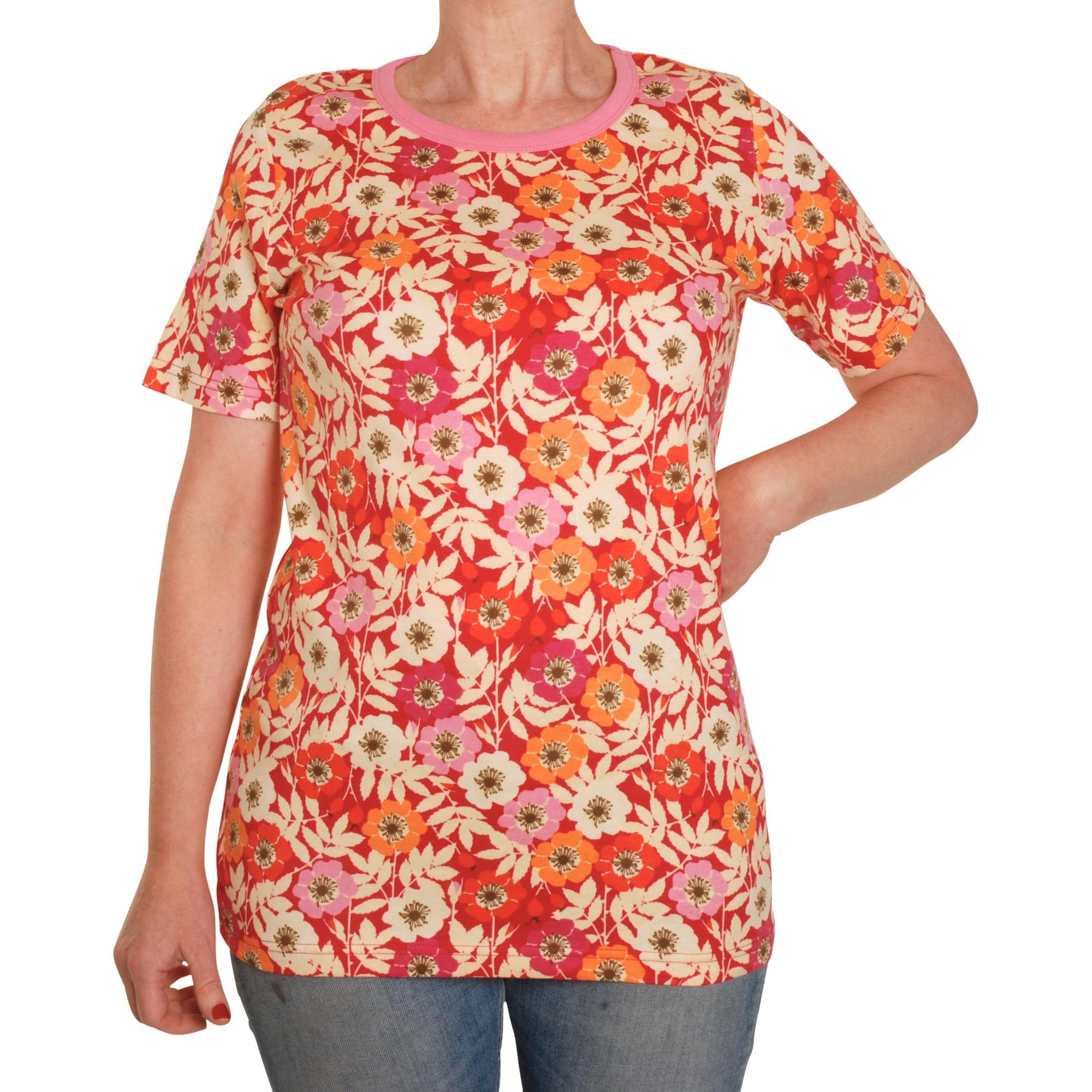 DUNS Sweden - Rosehip Women's Short Sleeved Top