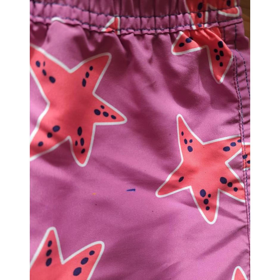 Muddy Puddles - SECONDS - UV Protective Swim Shorts Pink Starfish (7 - 8 Years)