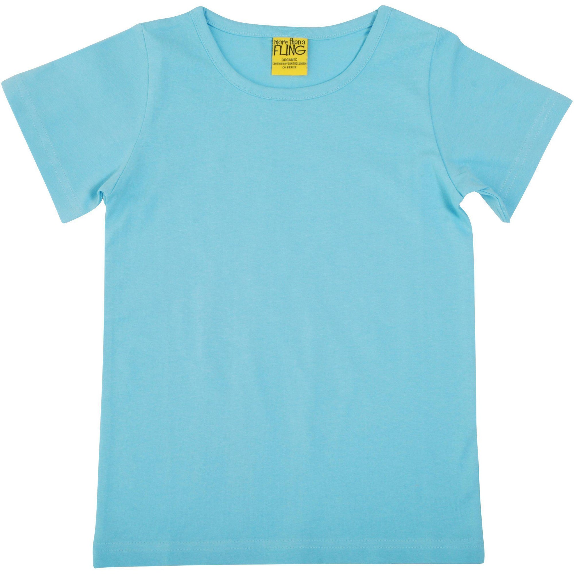 More than a Fling - Sky Blue Women's Short Sleeve Top (X-Large)