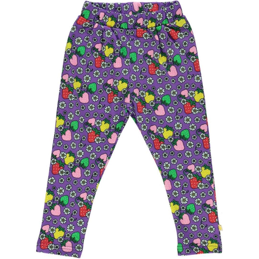 Småfolk - Strawberry Sweatpants (Purple Heart) (3 - 4 Years)