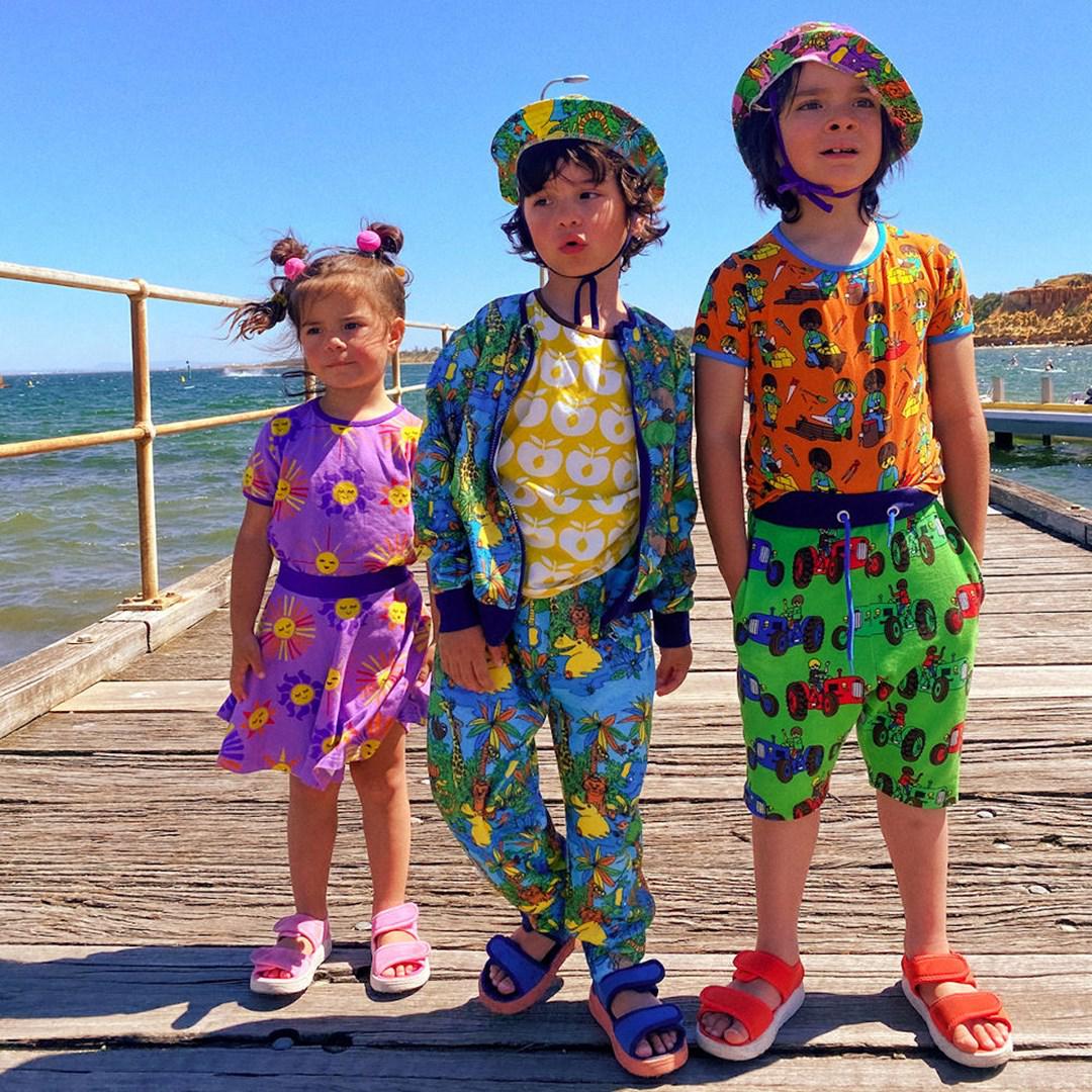 Småfolk - Sun Short Sleeved Top (Viola) (2-3 Years)