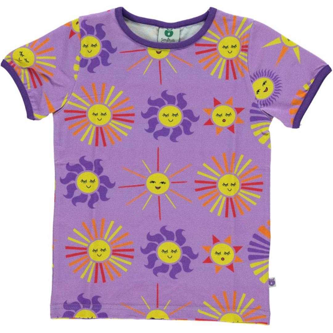 Småfolk - Sun Short Sleeved Top (Viola) (2-3 Years)