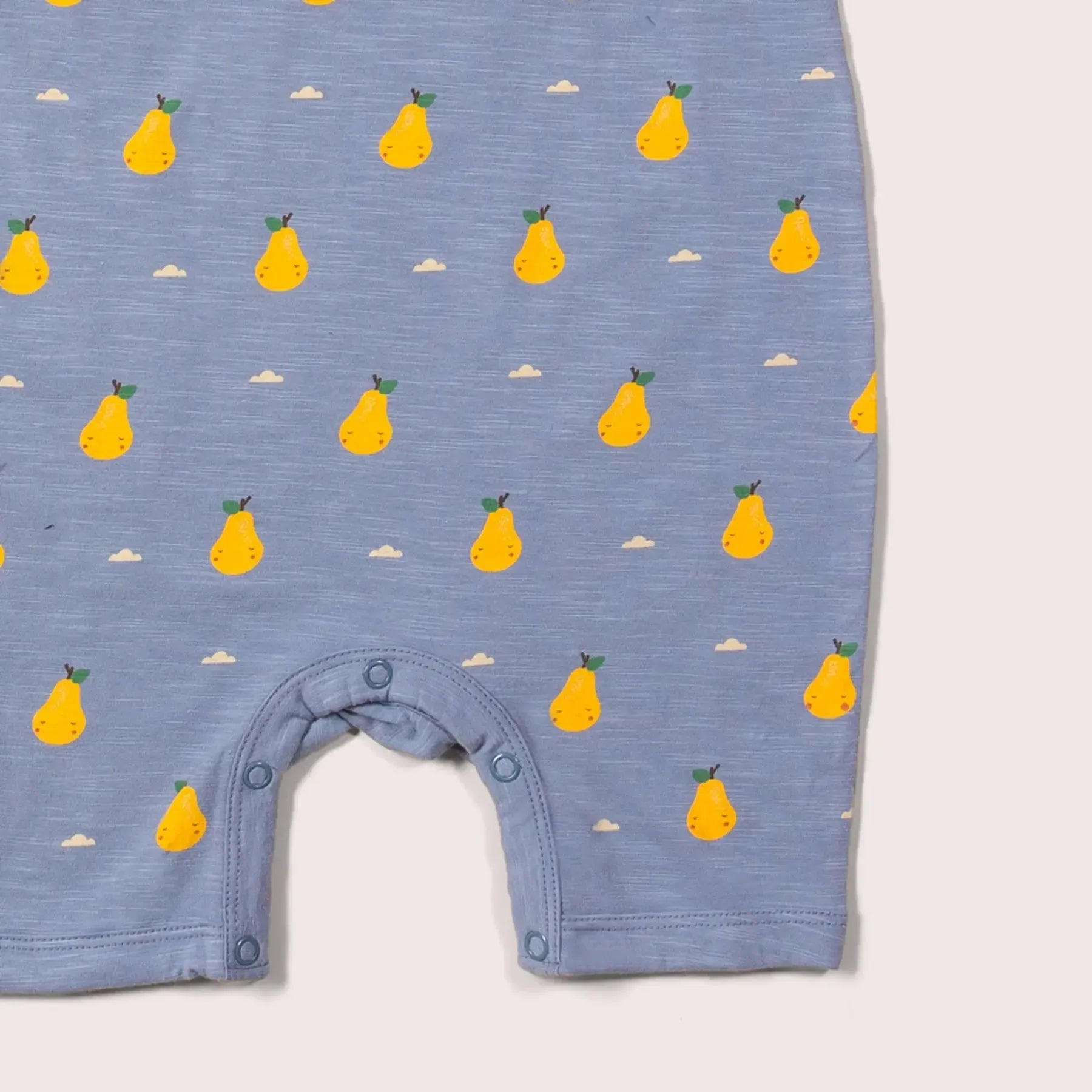 Little Green Radicals - Sunshine Pear Storytime Dungaree Shorts