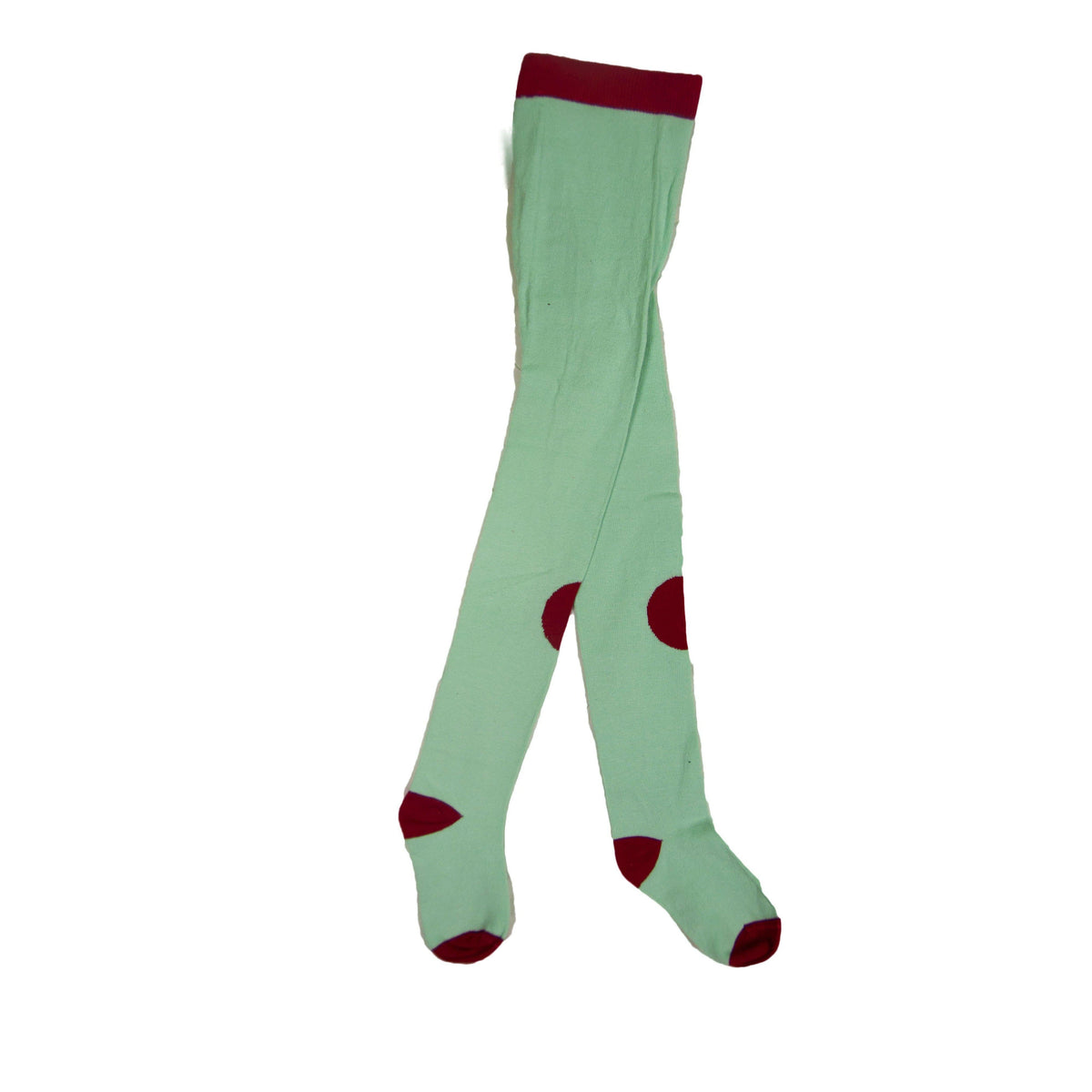 Moromini - Turquoise/Wine Tights (6-9 Months)