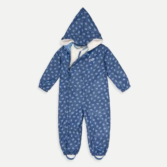 Muddy Puddles - Amonite Navy All-in-one Scampsuit (6-12 Months)