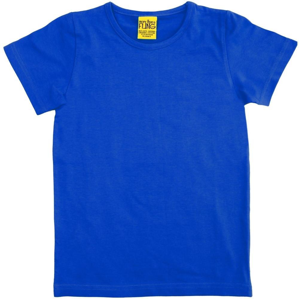 More than a Fling - Blue Short Sleeved Top