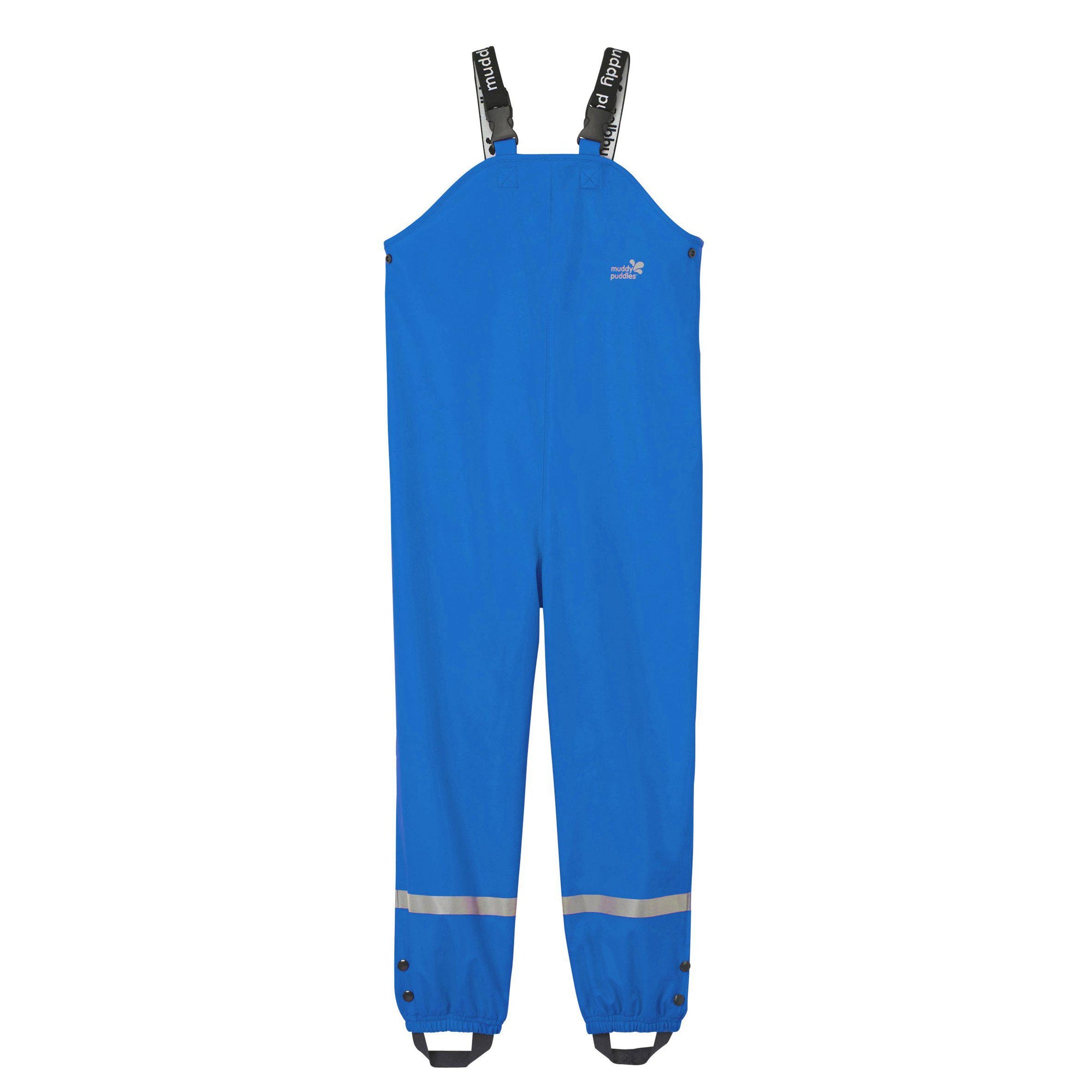 Muddy Puddles - Bright Blue Bib and Brace Trousers (Unlined) (12-18 months)