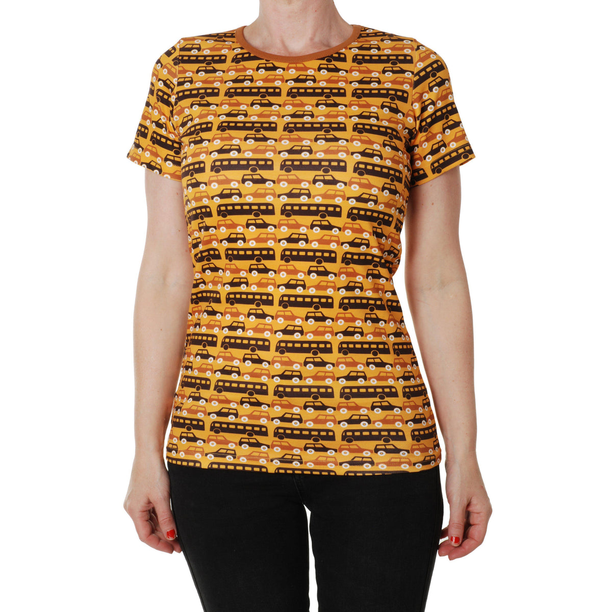 DUNS Sweden - Buses and Cars Long Sleeve Women's Top (Small)