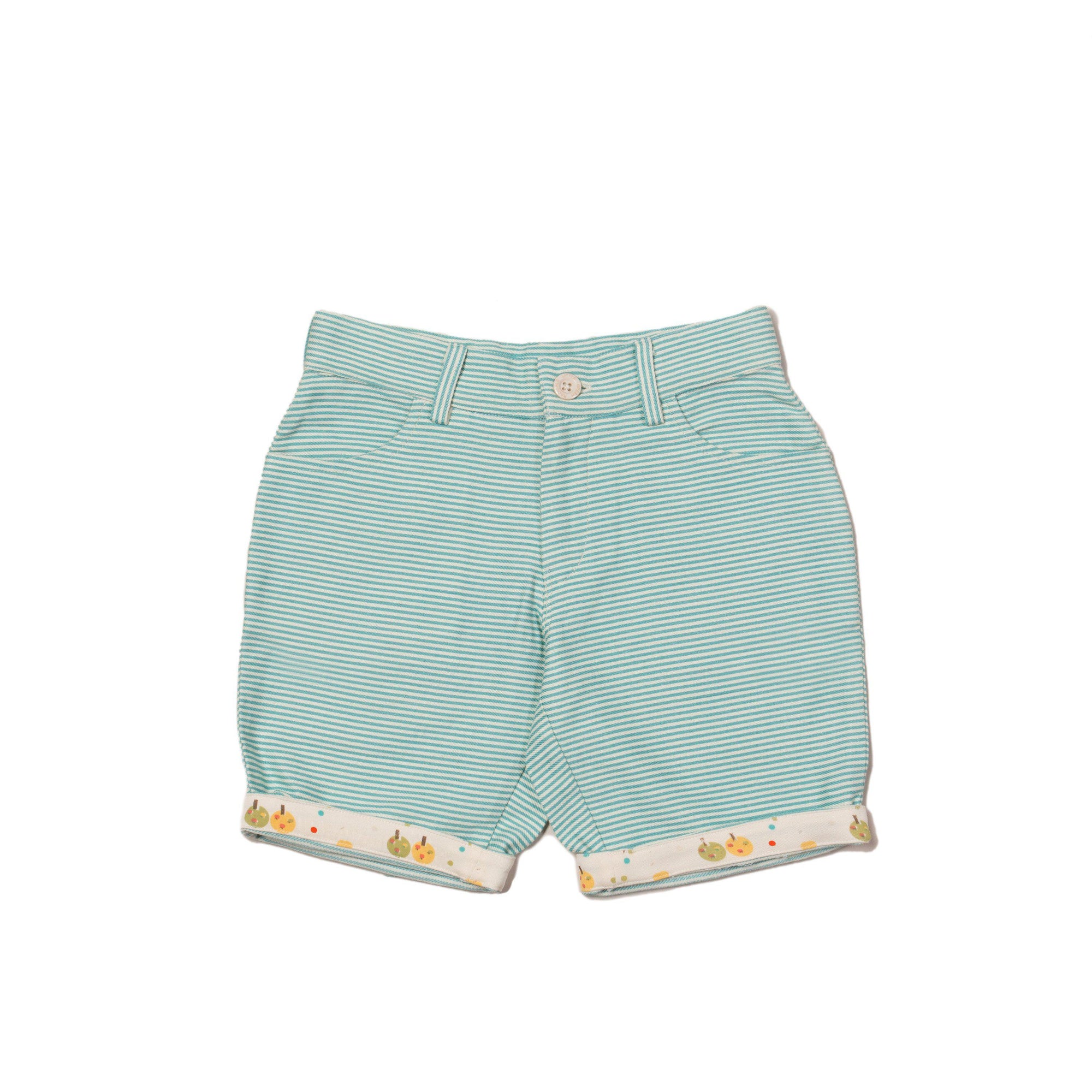 Little Green Radicals - Corn Silk Stripe Sunshine Shorts