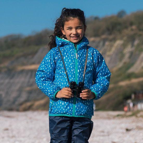 Muddy Puddles - EcoSplash Jacket (Victoria Blue Raindrop)