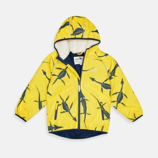 Muddy Puddles - EcoSplash Jacket (Yellow Ichthyossaurus) (18-24 months)