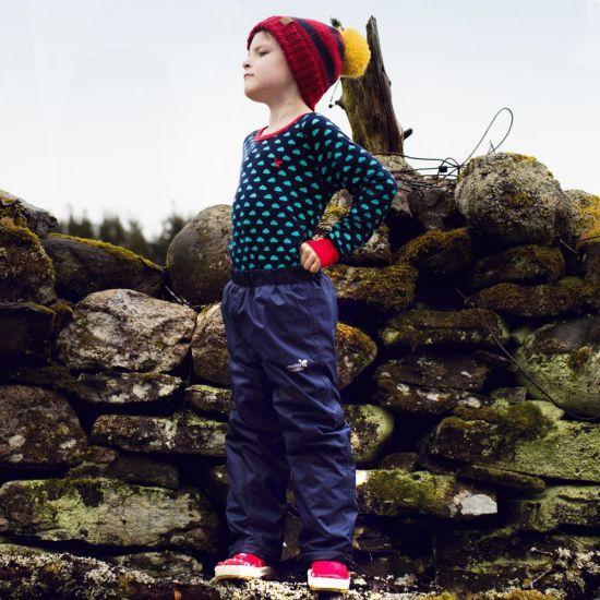Muddy Puddles - EcoSplash Trousers (Navy - fleece-lined)