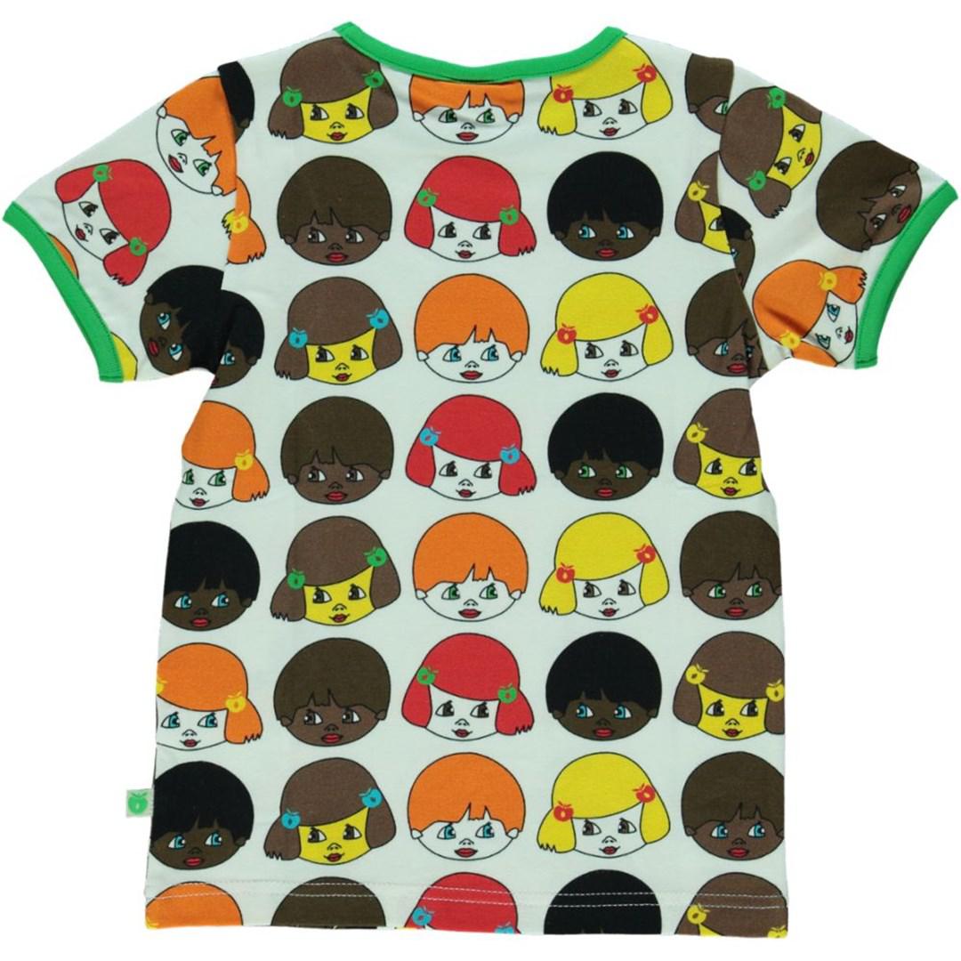 Småfolk - Face Short Sleeved Top (7-8 Years)