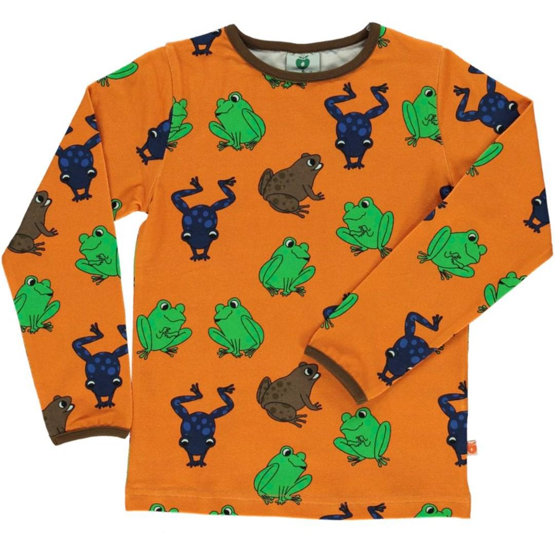 Småfolk - Frog Long Sleeved Top (Orange)