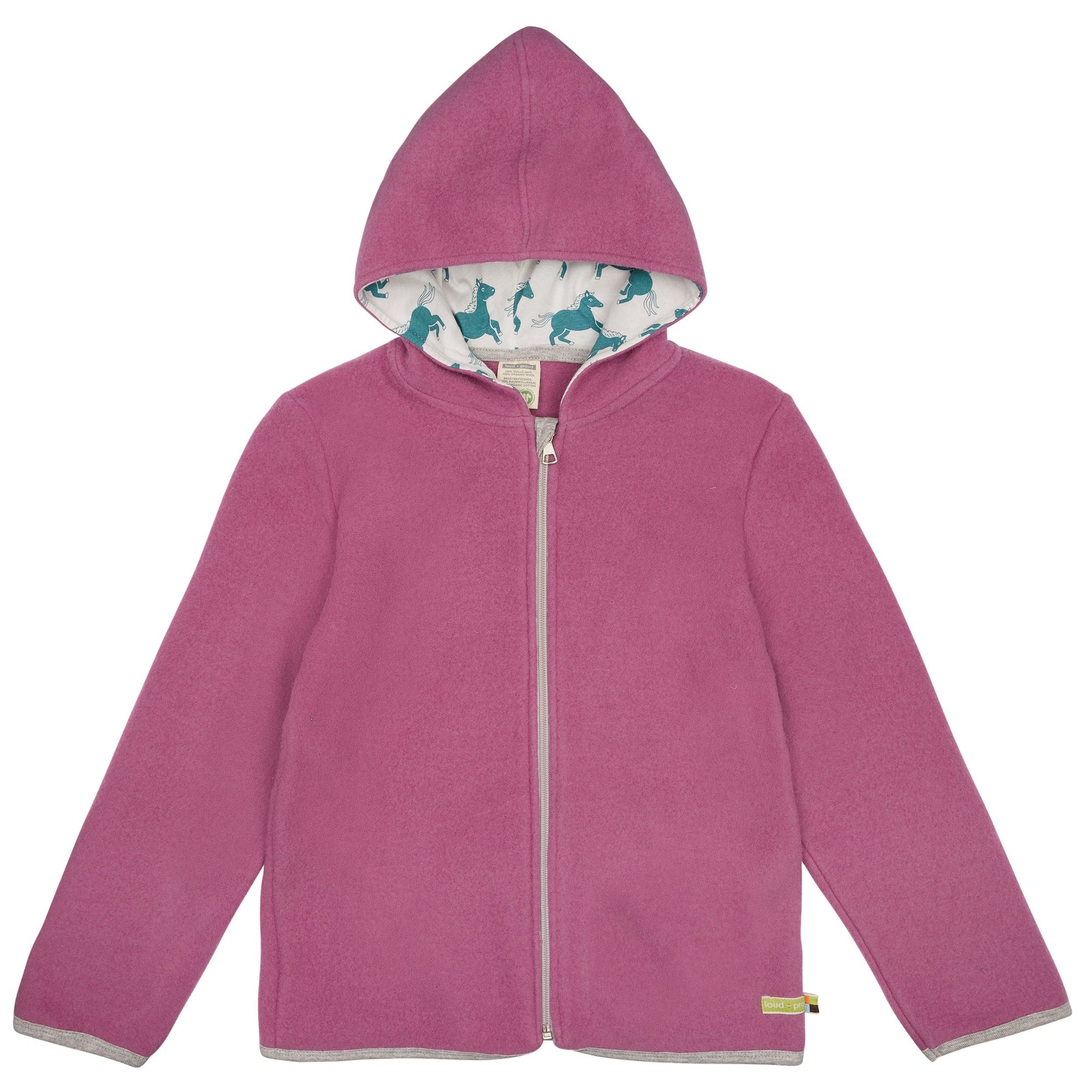 Loud + Proud - Grape Wool Hoodie (9 - 10 Years)