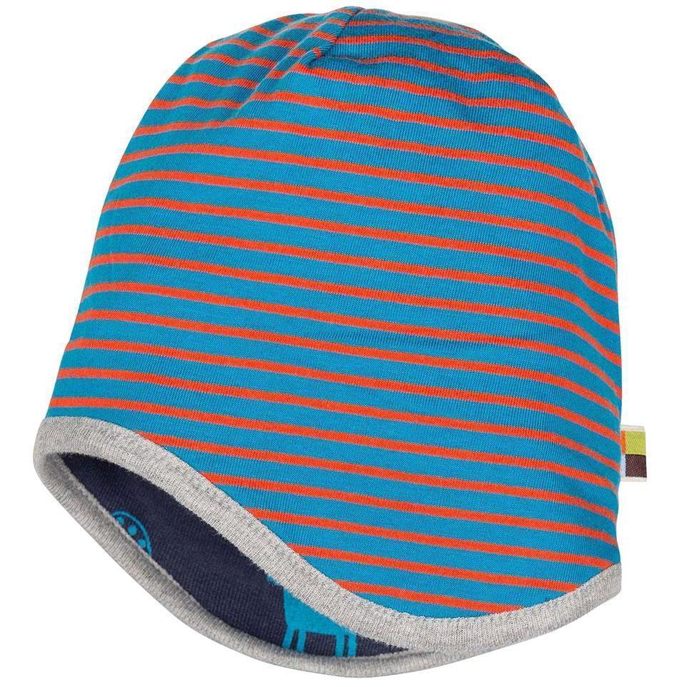 Loud + Proud - Midnight Blue Forest Creatures Wool/Cotton Hat (9-12 Months)