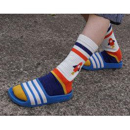 Fräulein Prusselise - Organic Tennis Socks - Rocket