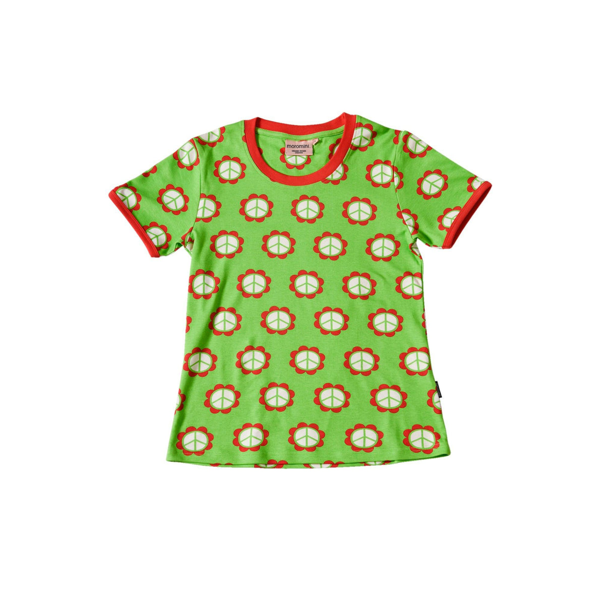 Moromini - Peace Flower Women's Short Sleeved Top