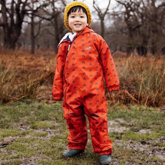 Muddy Puddles - Red Peaks All-in-One Scampsuit (6-12 months)