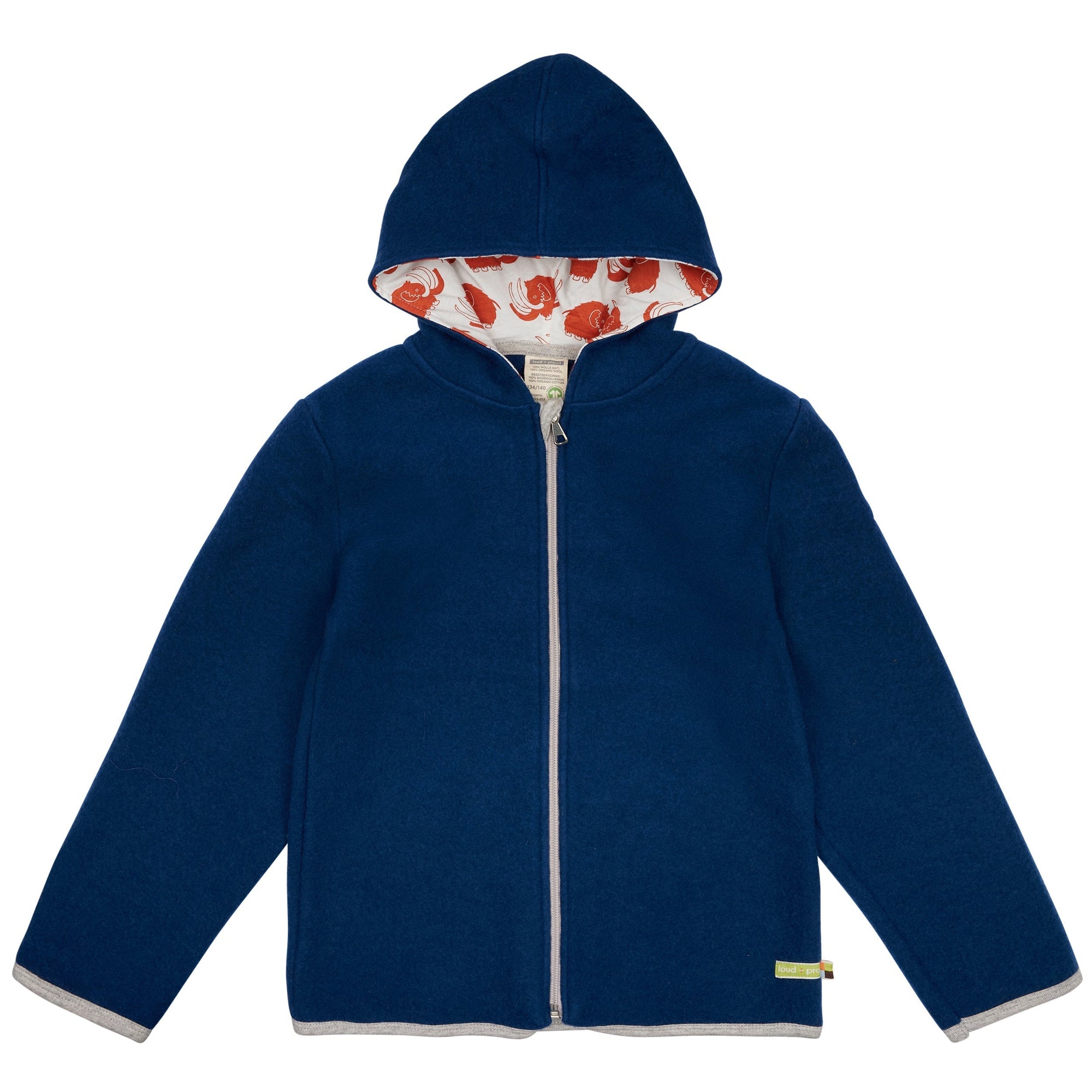 Loud + Proud - Ultramarine Wool Hoodie (11 - 12 Years)