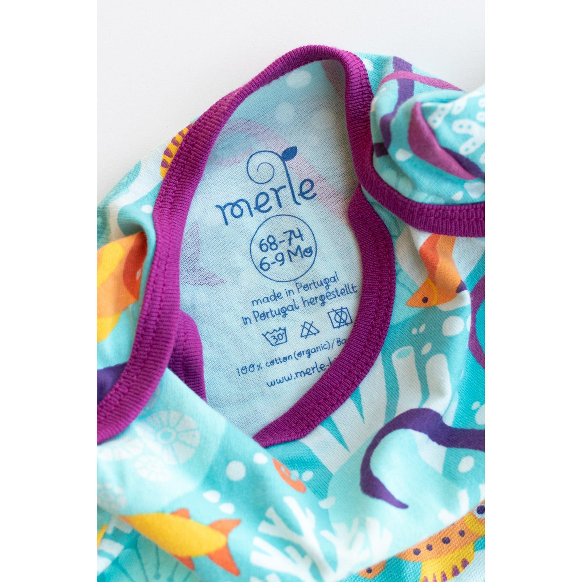 Merle - Under the Sea Short Sleeved Body Top