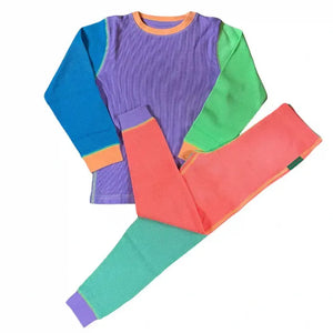 Slugs and Snails - 90’s Dayglow Waffle Cotton Set (2 - 3 Years)