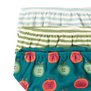Little Green Radicals - Apple Picking Underwear Set 3 Pack
